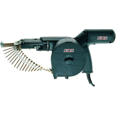 Visseuse à plaque de plâtre 750W avec chargeur – Vissage rapide en série – Pour plaques de bois et de plâtre – Réglage de profondeur – Alsafix