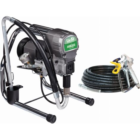 Lacme – Pulvérisateur électrique Airless 0,625 CV – Débit 1,8 l/min – Pression 227 bar – Pour travaux sans EDF – Tuyau 15 m (1/3)