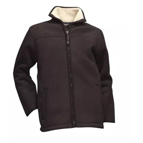 LMA – Blouson polaire doublé sherpa taille 4 – 100% polyester – Poids 600 g/m² – Col montant et poches zippées pour confort extérieur (1/2)