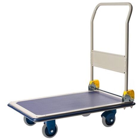 Chariot à dossier rabattable 300 kg plateau acier renforcé - FIMM