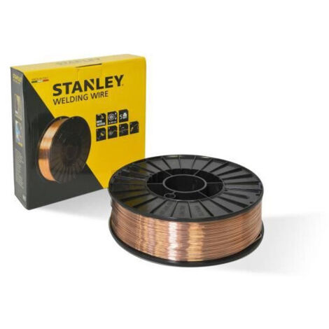 Stanley – Bobine fil à souder MIG MAG 0,6mm 5kg – Précision et durabilité pour soudures solides – Compatible postes semi-automatiques