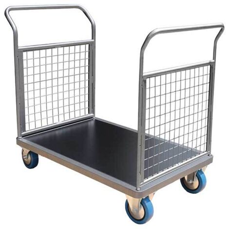 Chariot grillagé 2 côtés - Plateau 1200x800mm - Charge max 500kg - CHG2T3 (1/3)