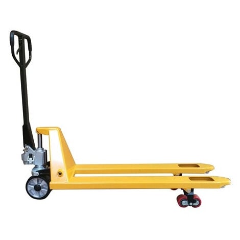 Transpalette manuel premium Stockman AC25CBV couleur jaune capacité 2500kg