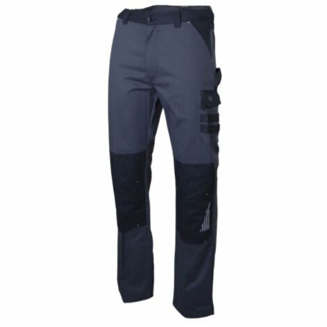 Pantalon De Travail Multipoche Gris Et Noir Sulfate Taille 56 - Lma