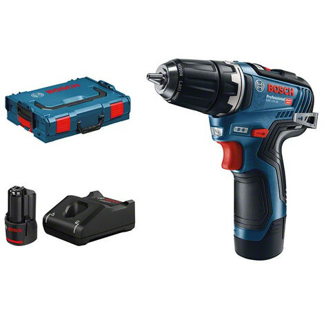 Perceuse-visseuse sans fil Bosch Professional 06019H8002 12 V Li-Ion + 2 batteries, + mallette (1/10)