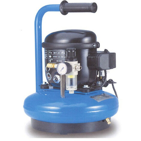 Abac - Compresseur d’air silencieux 6L 190W 30L/mn 40Dba - SIL AIR JUNIOR 30 (1/2)