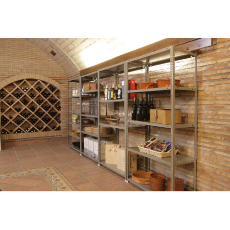 Étagère Métallique Garage 3 Niveaux SimonRack – 900x900x300 Mm, Charge 75 Kg/niveau, Galvanisée & Robuste