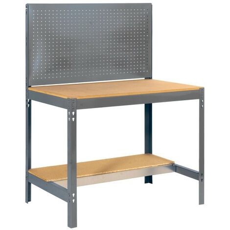 Simonrack Établi pro gris robuste 600 kg capacité