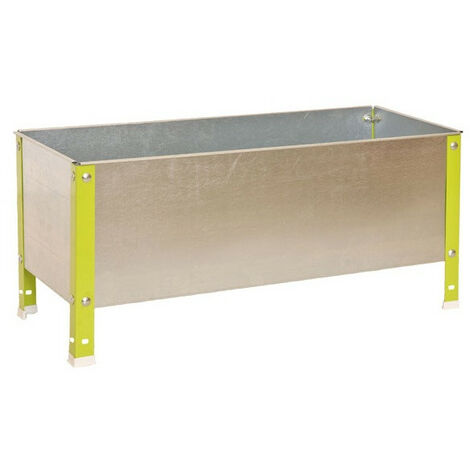 Simon Rack - Potager galva/vert 100L - UrbanGarden 410x900x400 Galva