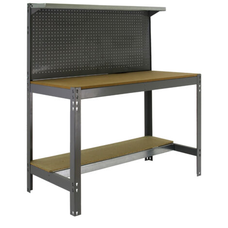 Simonrack bt3 1500 établi jardin gris métal bois