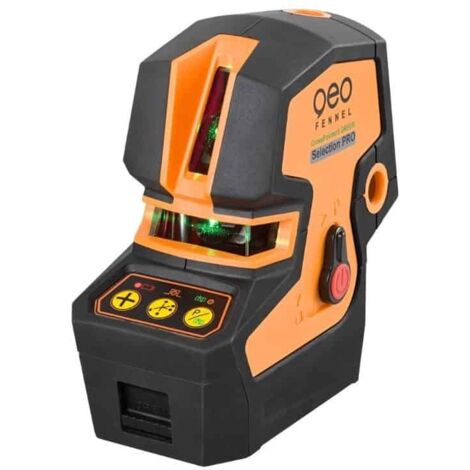 Geo Fennel – Laser lignes et points CrossPointer5 SP vert – Portée 50m sans cellule, 80m avec cellule – 6 points laser – Classe 2 – 531550 (1/5)