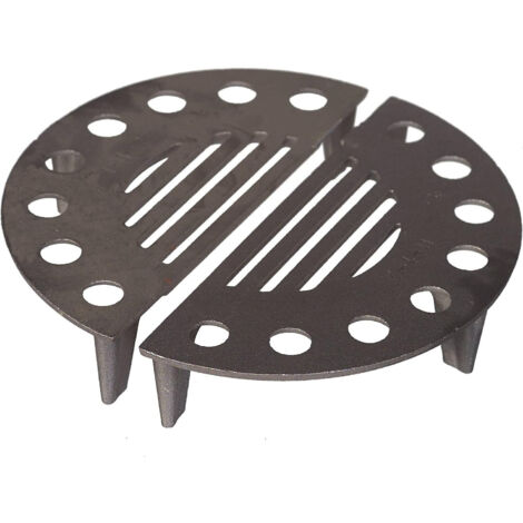 Grille de poêle Theca mixte diamètre 33cm matériau en fonte (1/2)