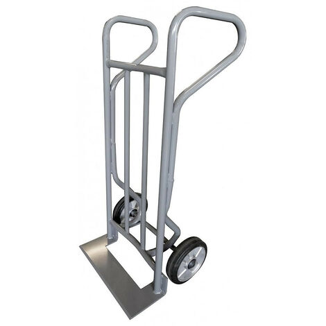 Stockman - Diable acier transporteur premium 350 Kg roues en caouthcouc - HT350/TRA