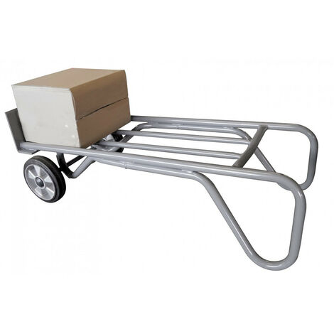 Stockman - Diable acier transporteur premium 350 Kg roues en caouthcouc - HT350/TRA