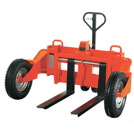 Stockman – Transpalette manuel tout-terrain 1200 kg – Longueur fourches 860 mm – Largeur fourche 100 mm – Hauteur d’élévation 223 mm – RTT12 (1/3)