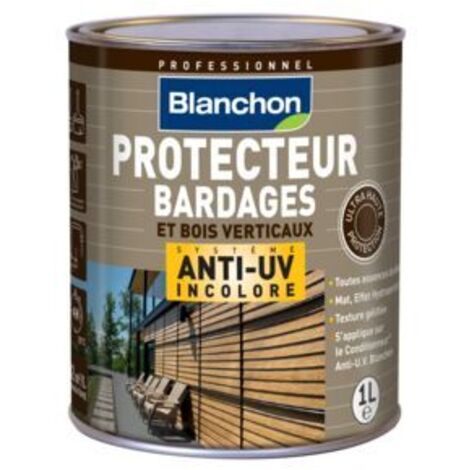 Protecteur Bardages Anti-UV Blanchon 1L incolore pour tous types de bois
