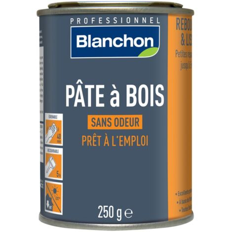 Pâte à bois Blanchon 250g chêne moyen sans odeur prêt à l'emploi (1/5)