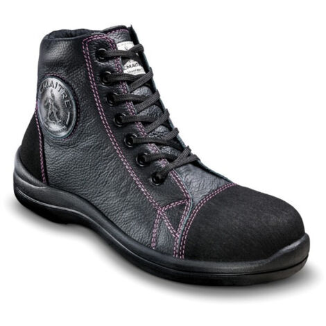 Chaussure de sécurité Lemaitre LIBERTY HAUT NOIR S3 P42 pour femme semelle anti-perforation