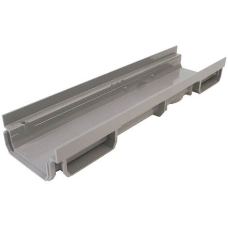 Nicoll – Caniveau bas 0,5m PVC A15/B125 – Largeur 130mm – Évacuation E.P. – Conforme norme EN1433 – Pour chantiers humides