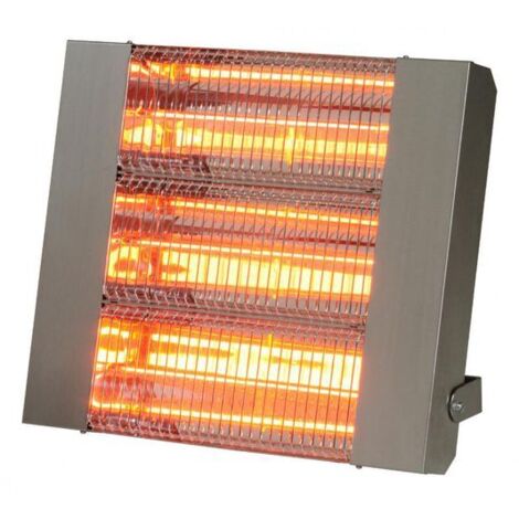 Sovelor - Chauffage radiant électrique inox infrarouge halogène quartz 4500W - IRC4500CI