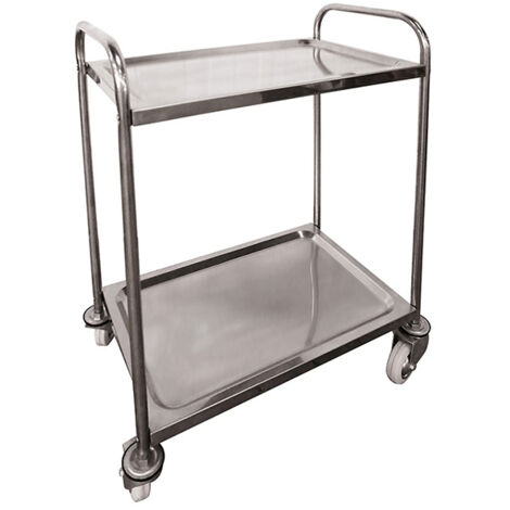 Stockman - Servante inox 2 plateaux 610x410mm 100kg - SVT2/100 (1/4)