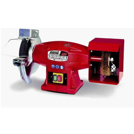 Femi - Combiné Touret / polisseuse professionnelle meuleDiam 200 mm/brosse Diam150 mm 500W - 425 (1/2)