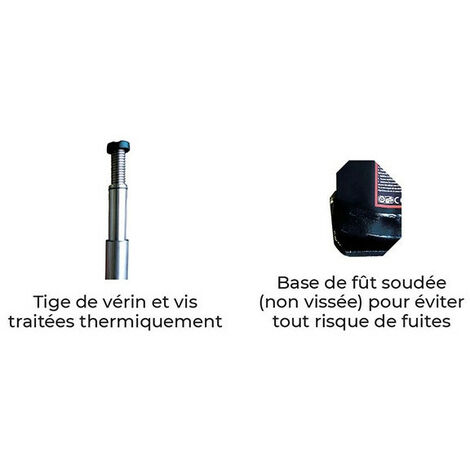 Stockman - Cric bouteille double vérin 4 tonnes 175/170 mm - HC40T