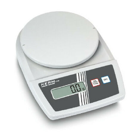 Kern EMB 3000-1 Pèse-lettre Plage de pesée (max.) 3 kg Lisibilité 0.1 g sur secteur, à pile(s) argent