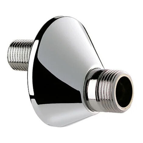 Delabie – Raccord décalé 21mm M1/2"-M3/4" – Laiton massif – Décalage universel 21mm – Rosaces ABS Ø 70mm incluses – Installation rapide