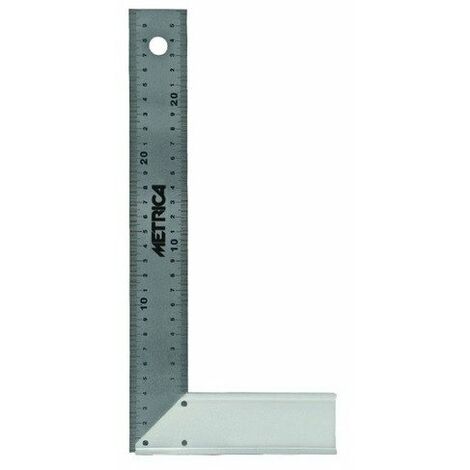 Metrica - Equerre de charpentier en inox 400 mm - 29221 (1/2)