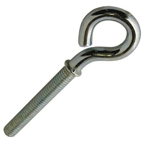 Scell-It – Piton à embase métal M5 x 60 mm – Acier zingué blanc pour milieu humide – Lot de 50 unités – PAE0560