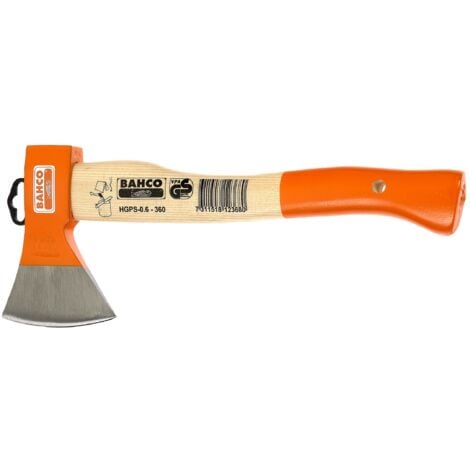 Bahco - Hache de camping HGPS-0.6-360 manche courbé en frêne