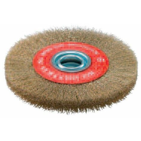 Sidamo - Brosse Circulaire Avec Bagues D.250x25x32fil Ondule Laitonne (1/4)