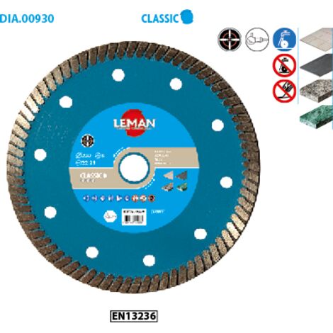 Leman - Disque Diamant Jante Continue Carrelage 230x22,23 Ht 8 (1/2)
