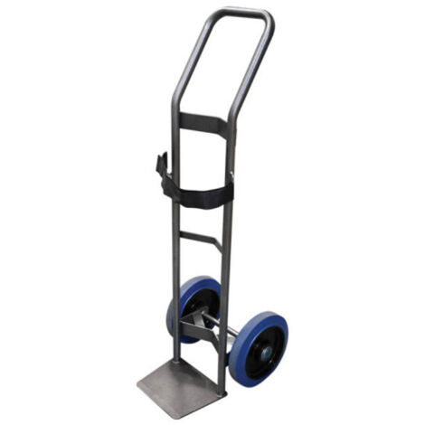 Diable pour charge cylindrique STOCKMAN - Roues en caoutchouc - Charge 200kg - SAC15-RSB (1/5)