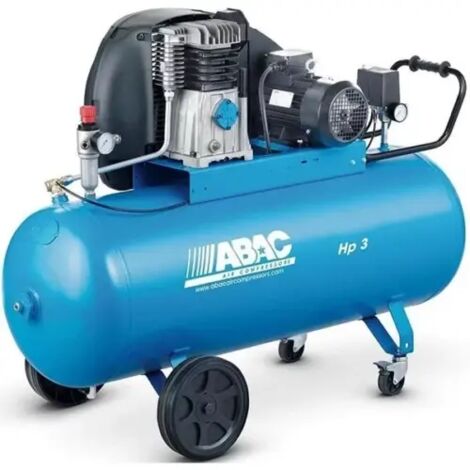 Abac - Compresseur à piston 3CV 400V Triphasé 10 bar 200L Direct - PRO A39B 200 CT3 (1/3)