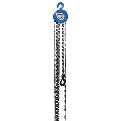Axitronic – Palan à chaîne 1000 kg – Hauteur de levage 2,5 m – Chaînes en acier allié – Pour garages et ateliers - 1Tonne