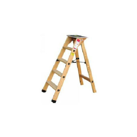 Outifrance - Escabeau bois PRO 9M+ tablette H:212cm