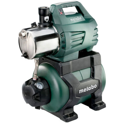 Metabo – Pompe de surpresseur inox 1.300 W – Débit max 6.000 l/h – Pression max 5,5 bar – Pour jardinage et approvisionnement en eau