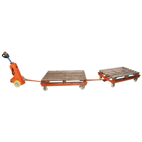Rouleur de palette TP1208T 1000kg modèle avec timon Stockman