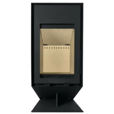 Poêle à bois 7,3kW – Bûches jusqu'à 300mm – Évacuation 150mm – Classe énergétique A+ – Label Flamme Verte – Écodesign 2022 – Solzaima (1/4)