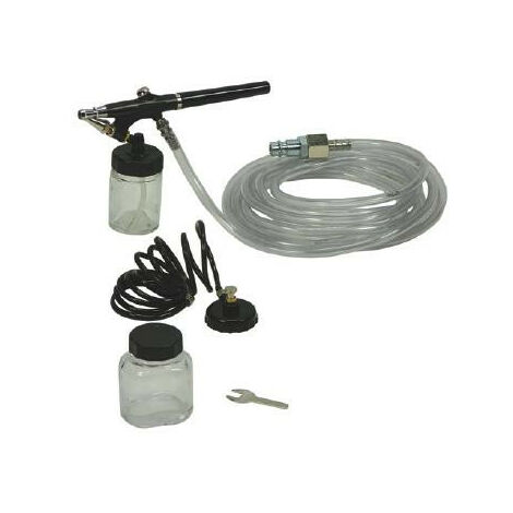 Mecafer - Kit aérographe + tuyau (buse Diam 0,4 mm)