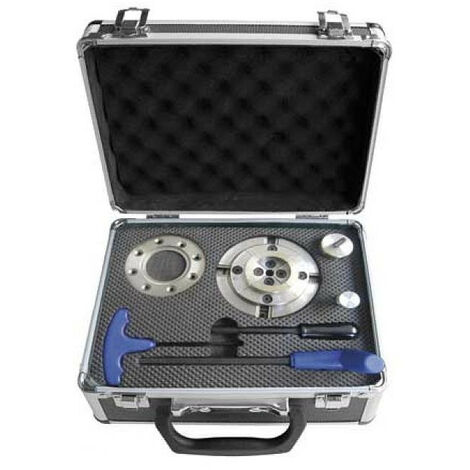 Leman – Coffret de mandrin pour tournage/filetage M33x3,5mm – 1 mandrin, 1 anneau lapidaire, 3 accessoires – Compatible tours à bois Fein (1/2)