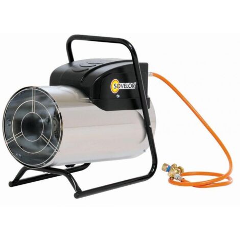 Sovelor - Chauffage air pulsé Mobile Inox au Gaz propane (66.2 KW) - GP70MI