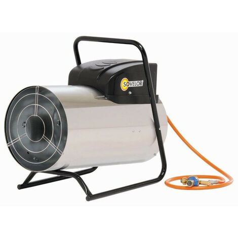 Sovelor – Chauffage à air pulsé mobile au gaz propane 44,3 kW – Surface chauffée jusqu'à 172 m² – Élévation de température > 30 °C – GP55MI