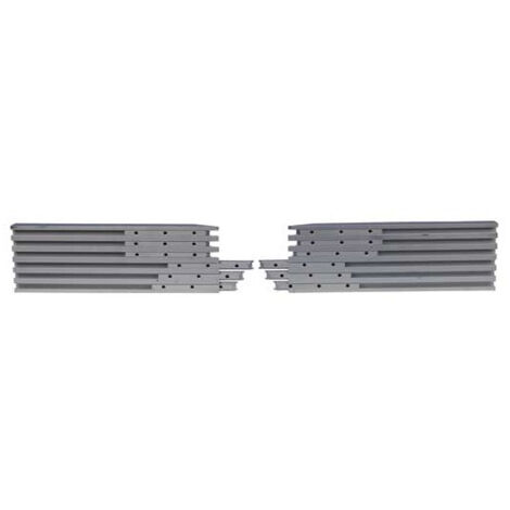 Leman – Guide à barrettes pour combinés et touret – Hauteur 120 mm – Longueur 360 x 2 mm – Pour bois dur et teck