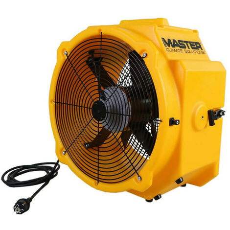 Ventilateur sur pied 285W – Débit d'air 6450 m3/h – 2 vitesses – Diamètre 40 cm – Conception rotomoulée en plastique robuste – Master Climate Solutions (1/4)