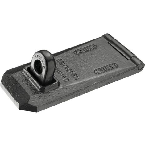 Abus – Porte-cadenas granit 130/180 noir – Protection renforcée contre les chocs – Œillets en acier trempé – Pour entrepôts et camions