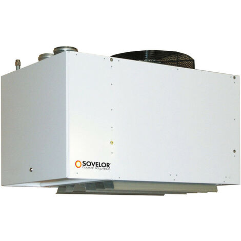 Aérotherme vertical Sovelor AGVX35G20 gaz naturel 34kW 230V 3,6m3/h suspendu (1/2)