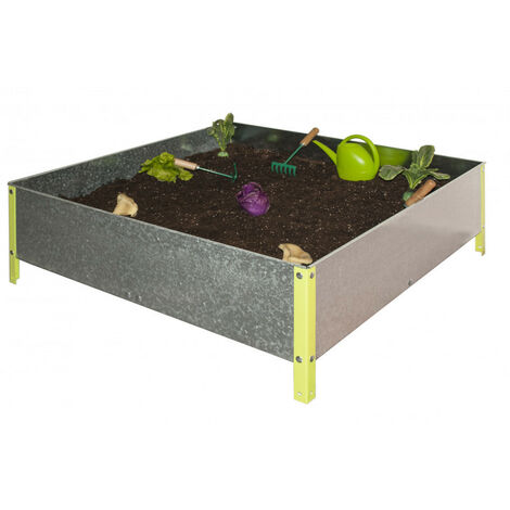 Carré potager Simon Rack Simongarden Urban 1200x1200mm 400L vert galva (1/6)